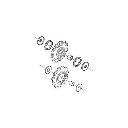 Shimano Ultegra 6700 pulegge 11 denti Nero