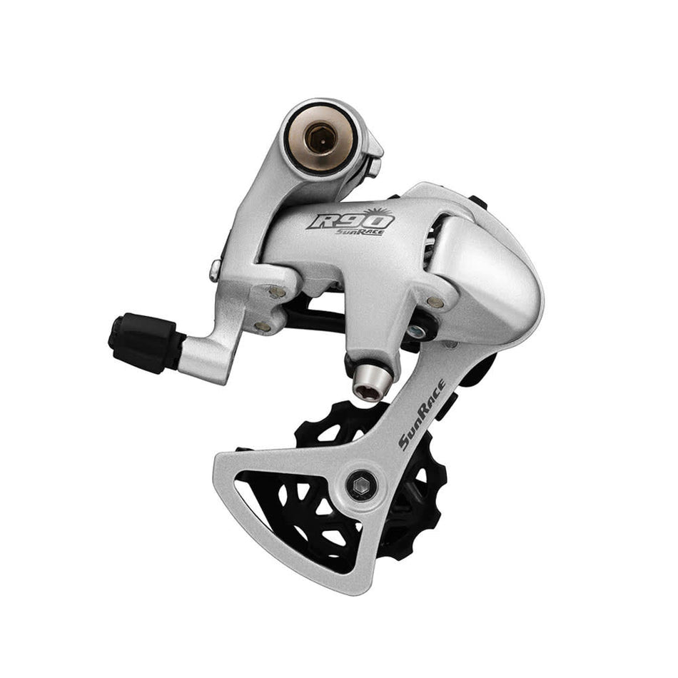 Rennrad Schaltwerk 9V Kurzer Käfig aus Aluminium 33 Zähne Silber
