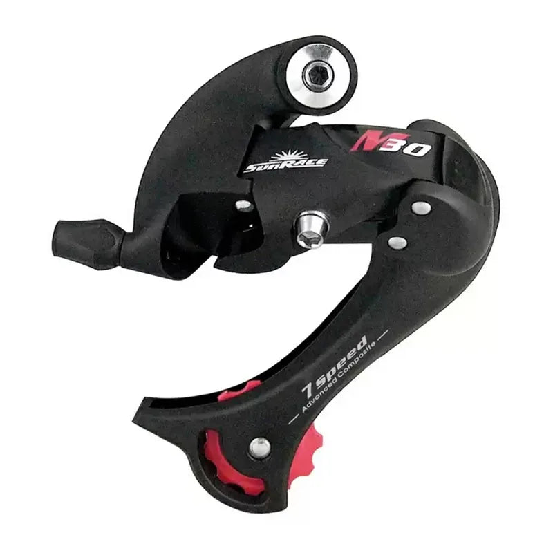 Sunrace cambio 7V gabbia corta Nero