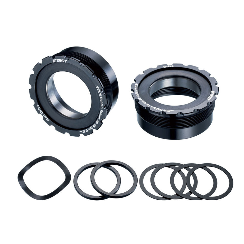 Nakładki suportu 30mm PRESS FIT czarne