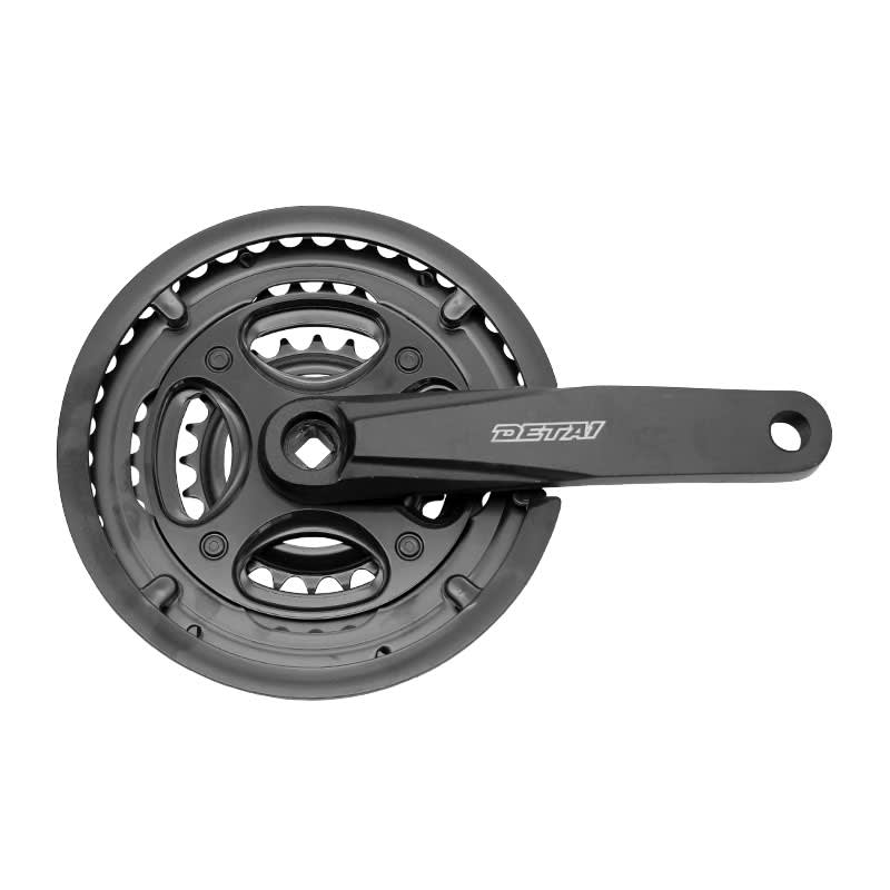 CITY Crankset 3x7/8-Speed 24/34/42 Teeth x Crank Arm: 170mm Black