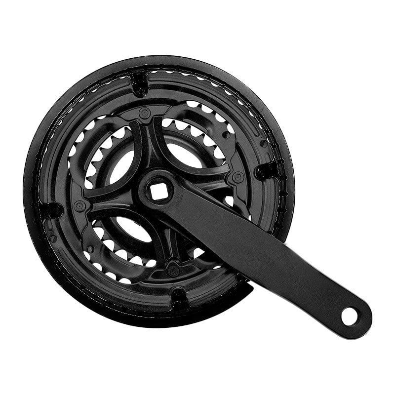 CITY Crankset 3x6/7-Speed 24/34/42 Teeth x Crank Arm: 170mm Black