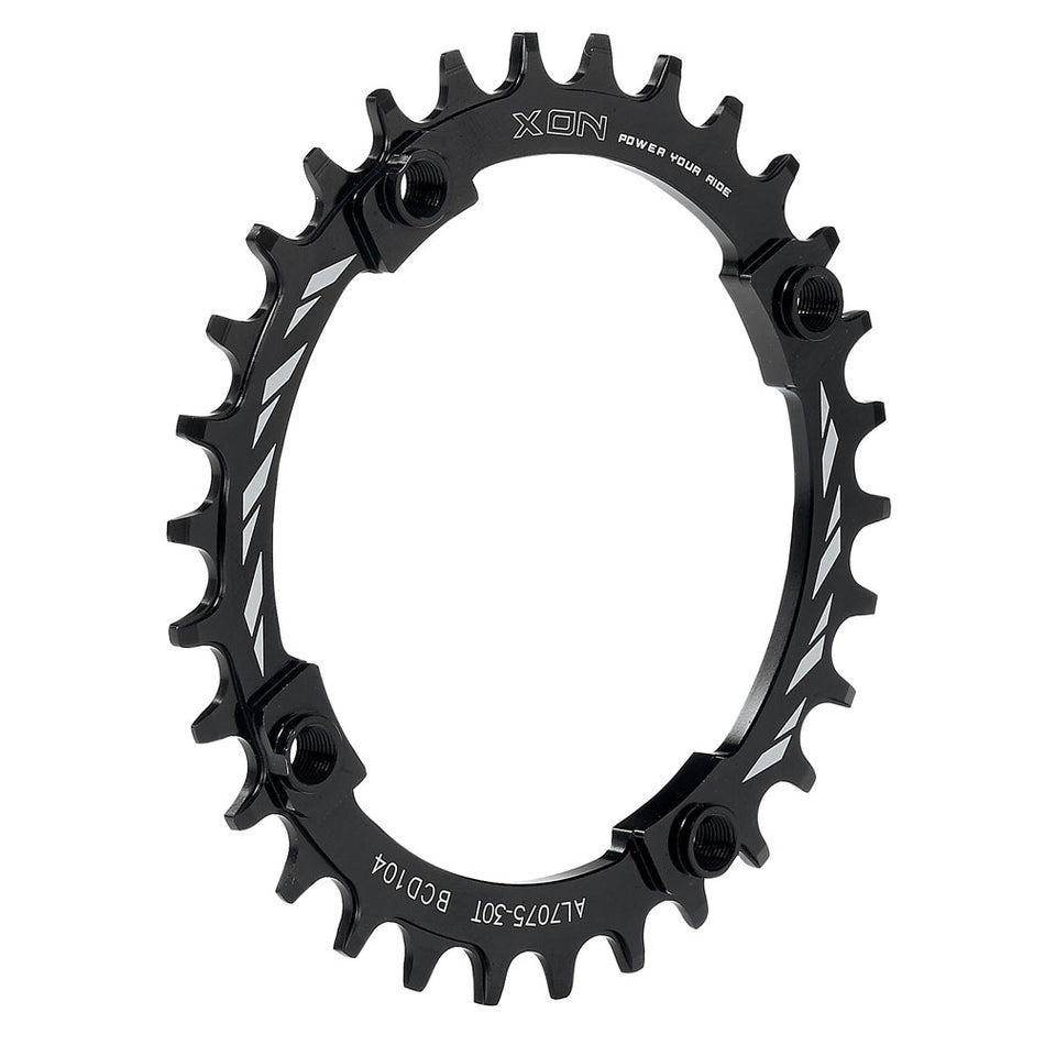 Couronne Simple 30 Dents - BCD 104mm Noir