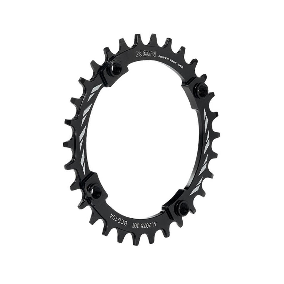 Couronne Simple 34 Dents - BCD 104mm Noir