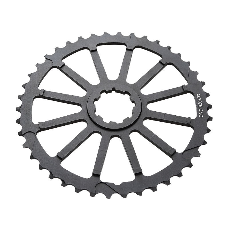 Couronne Simple Arrière Agrandie 42 Dents Noir pour SRAM/SHIMANO