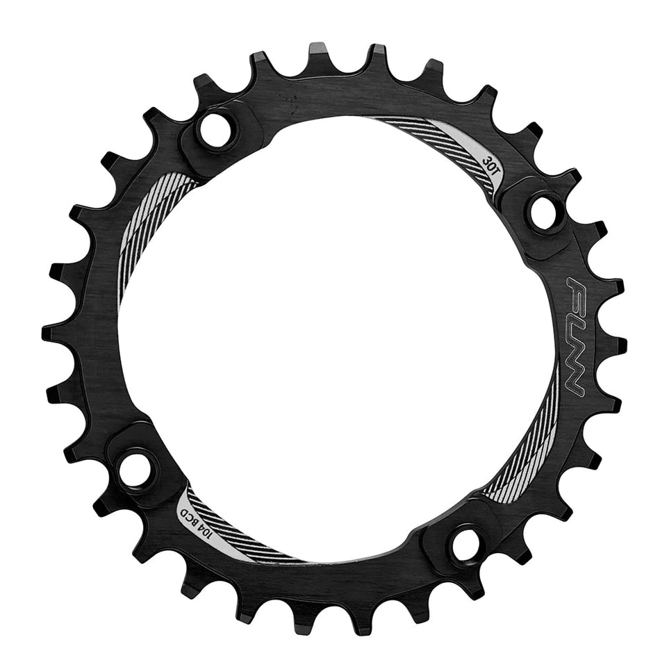 Zębatka SOLO 104 36 zębów z aluminium 7075 CNC czarna - BCD 104mm