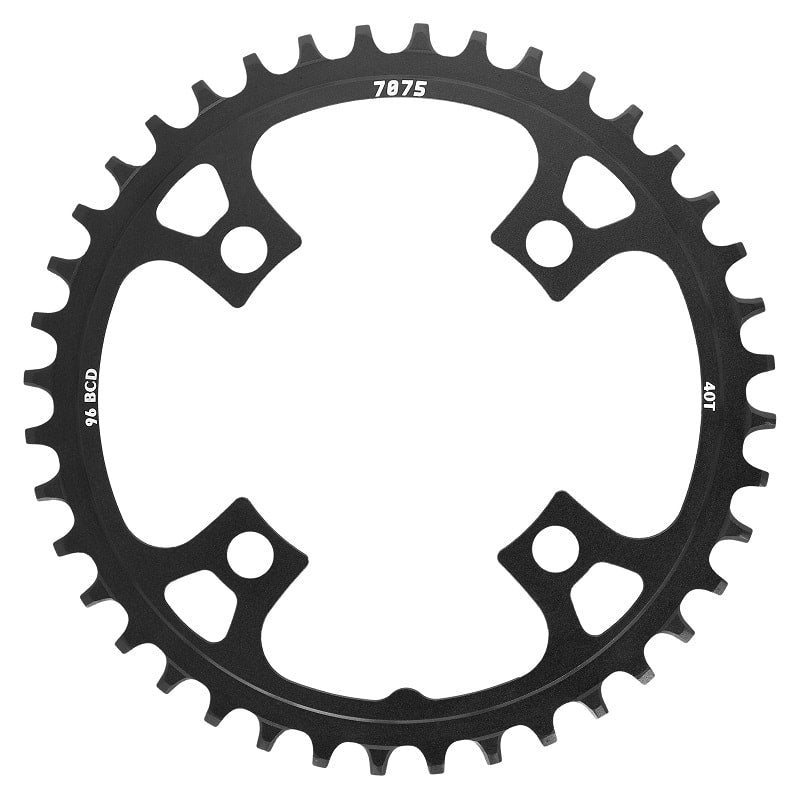 Single Chainring 40 Teeth - BCD 96mm Black for Crankset (305850640)