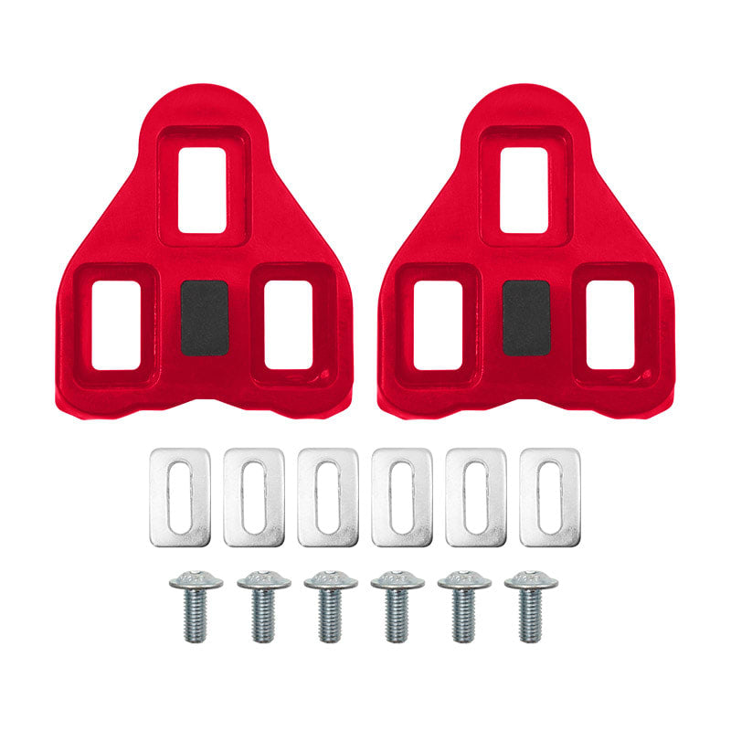 DELTA ROAD Nylon Cleats 5° Float Red