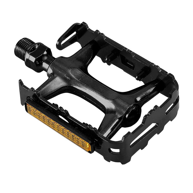 Black/Silver Aluminum MTB Pedals - Bearing Axle 98x62x18mm