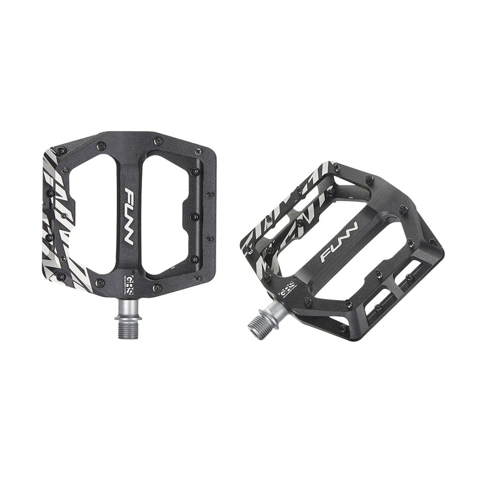 FUNNDAMENTAL Pedale aus schwarzem Aluminium + GRS System 102x105x17mm