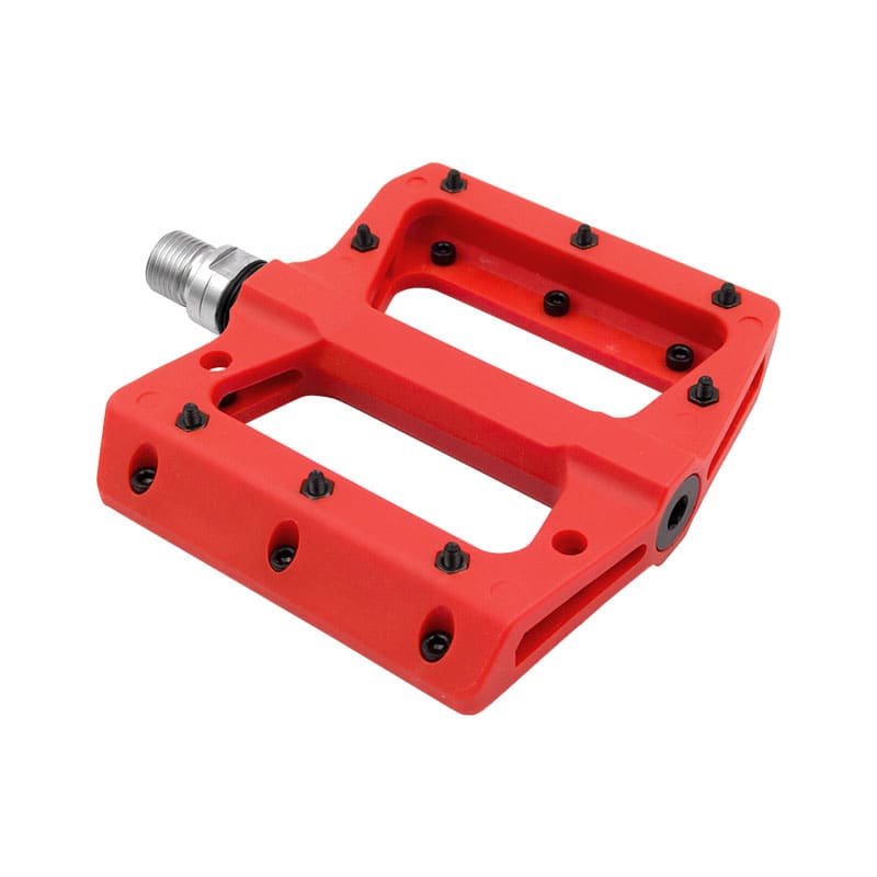 FLAT Pedals in Red Thermoplastic