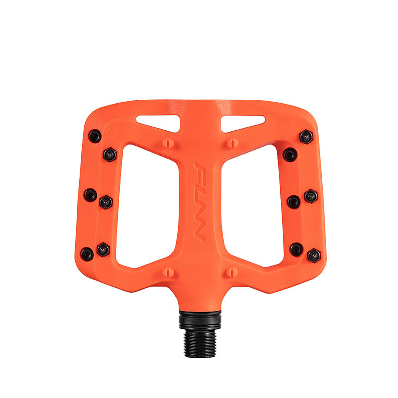 Pédales TAIPAN S 95x80x14mm en thermoplastique orange