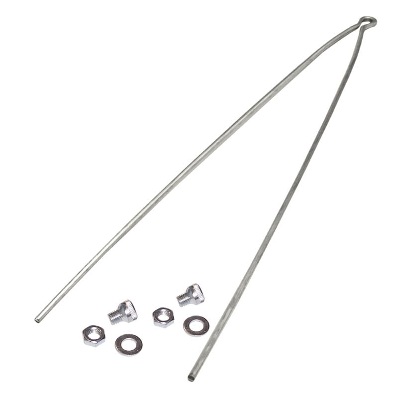 Double Zinc Plated Fender Rods + Clamp KIT for R Bikes