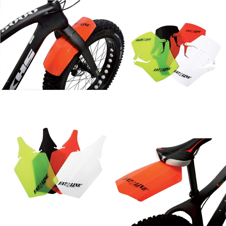 FAT BIKE Front + Rear Fender Yellow
