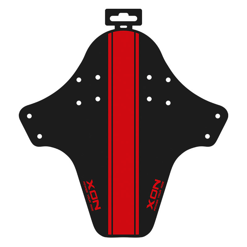 Garde-boue avant en nylon pliable noir/rouge 255x255mm