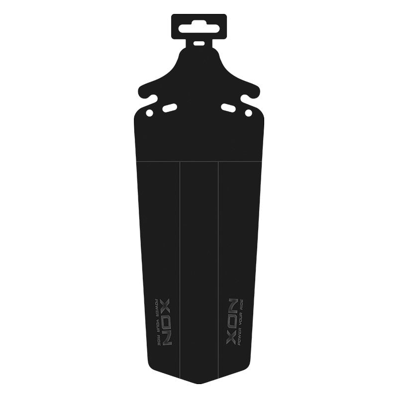 Garde-boue arrière en nylon pliable noir/noir brillant
