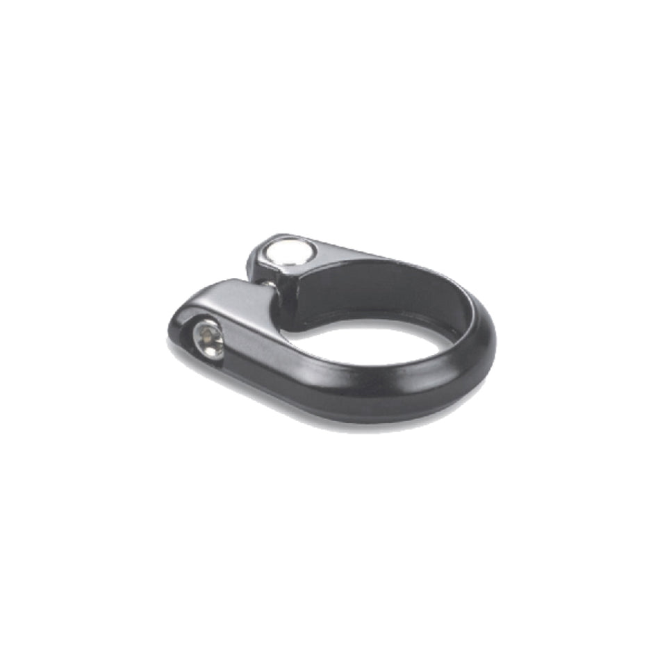 Abrazadera de Sillín 31,8mm SLIM en Aluminio Negro (OEM)