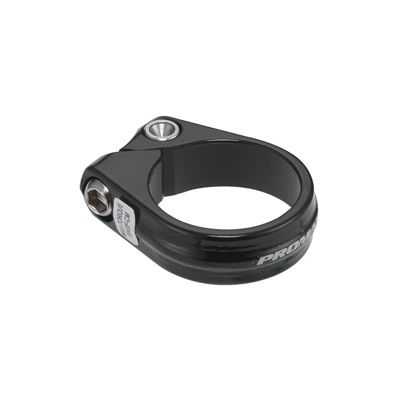 Abrazadera de Sillín Corte 45° 31,8mm en Aluminio Negro (OEM 1 Pieza)