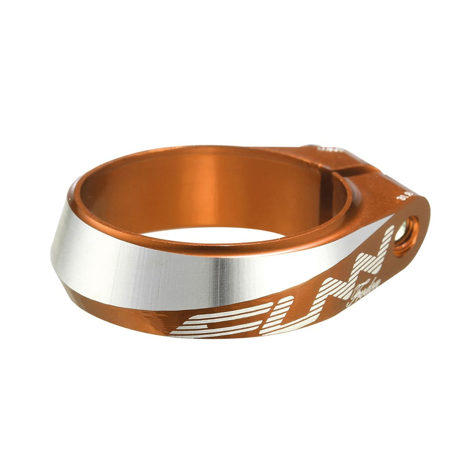 Abrazadera de Sillín 34,9mm FRODON en Aleación 6061 CNC Naranja