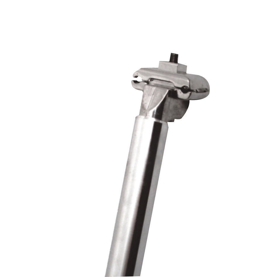 27.2x300mm ROAD/MTB Seatpost in Silver Aluminum - Offset: 10mm