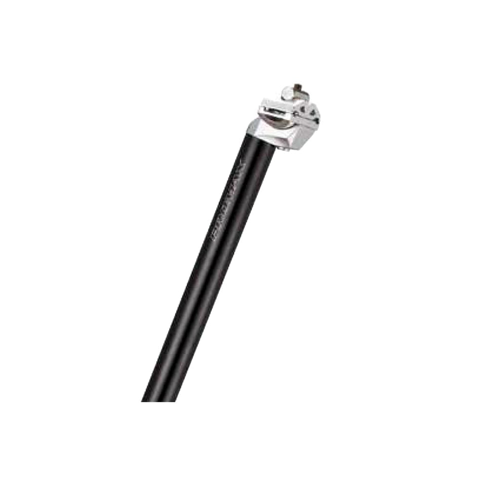 Seatpost 33.9x500mm Folding Bike Black Aluminum - Offset: 15mm