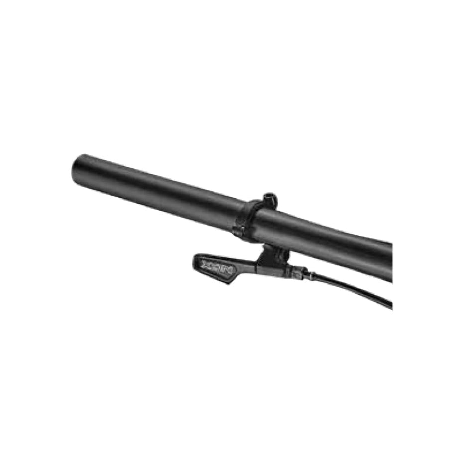 Mando remoto para tiraje horizontal en aluminio negro