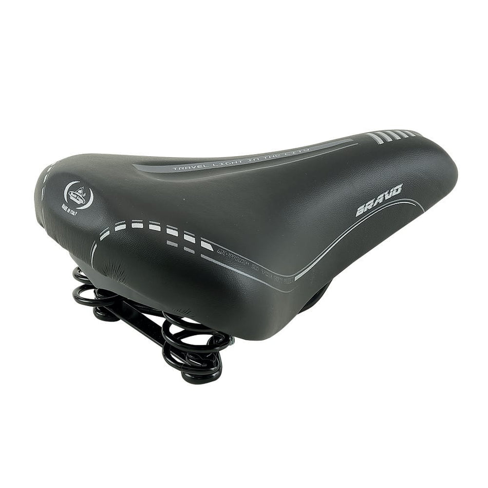 Saddle CITY COMFORT 26/28" 275x180mm with Clamp and Springs