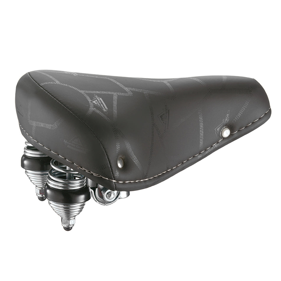 R-TRAVEL Saddle 26/28" 260x210mm Black with Clamp and Double Spring