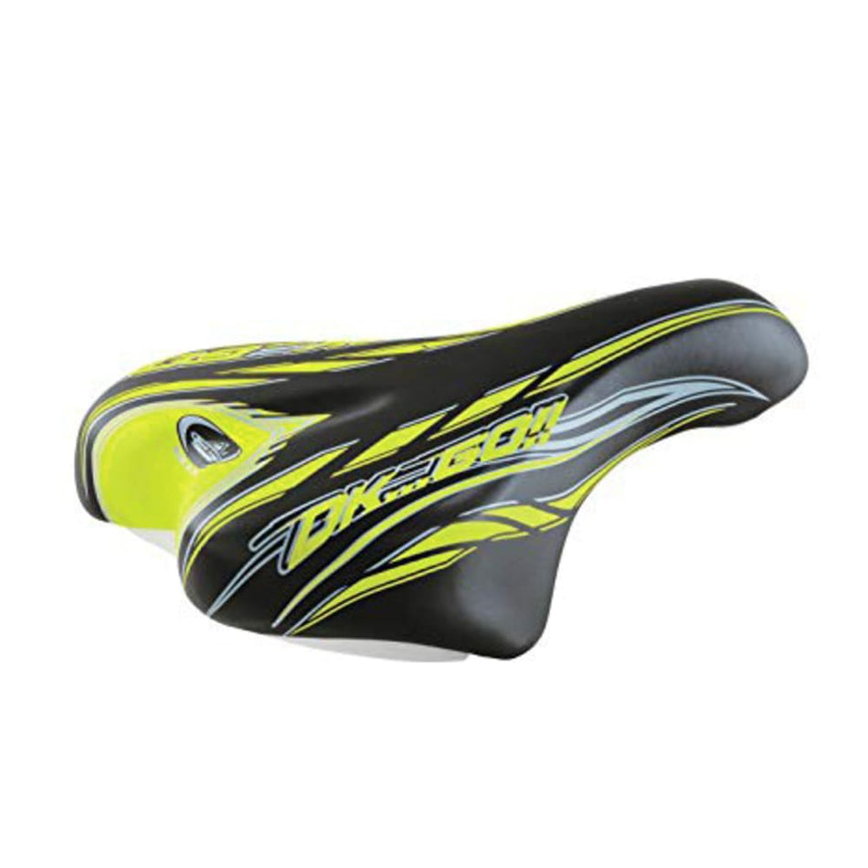 Silla Junior OK GO 16/20" 230x150mm en poliuretano negro/amarillo