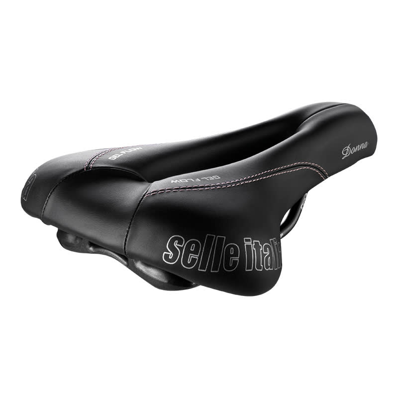 Saddle 168x270mm (S2) Women Gel Flow Black - 345gr