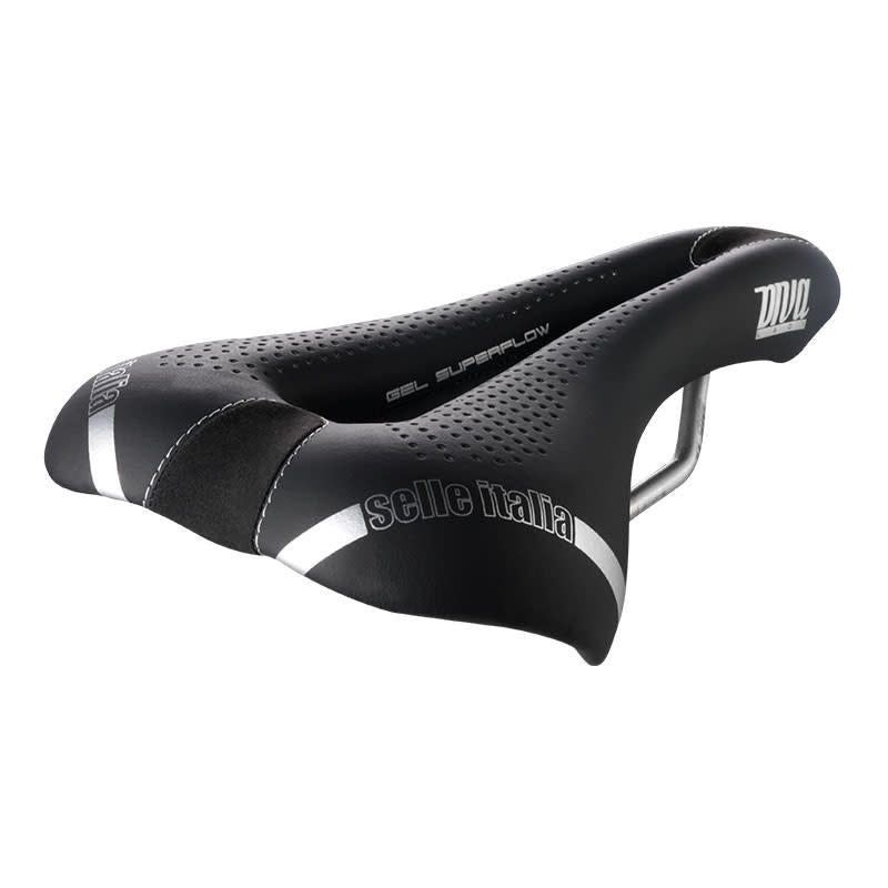 Saddle 135x270mm DIVA (S3) Gel Superflow Black - 275gr