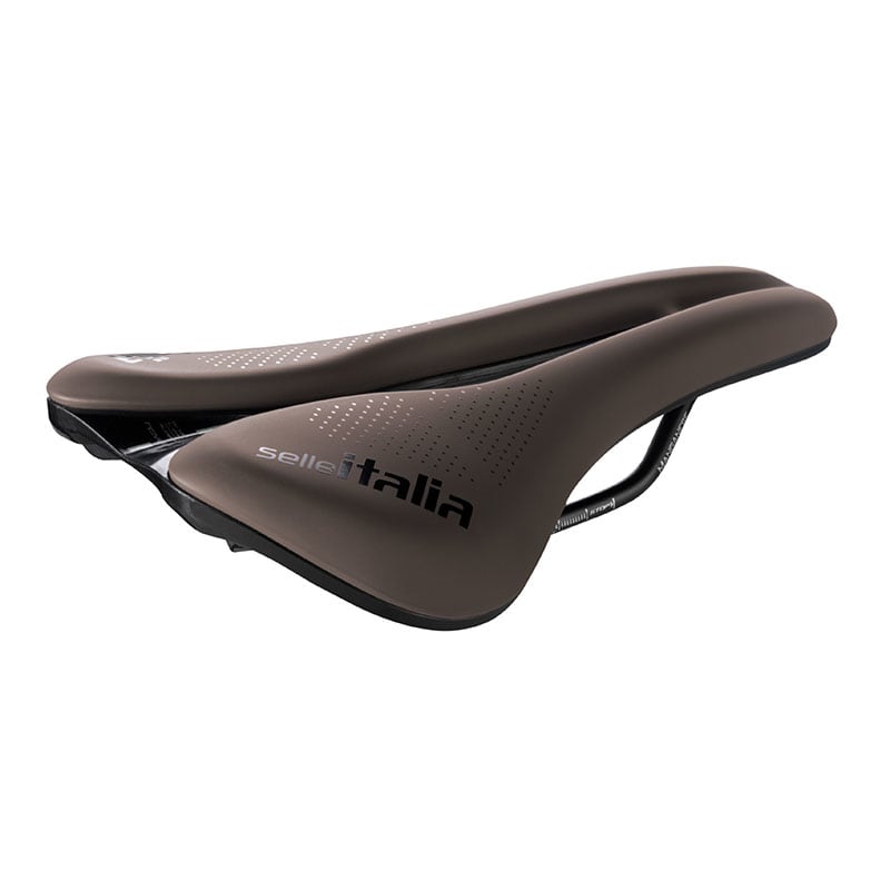 Sattel 145x245mm NOVUS BOOST EVO (L3) Gravel TM Mud Braun - 242gr