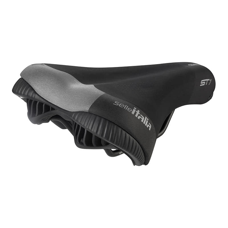 Saddle 166x261mm ST1 SPORTOURING (L1) Light Gel Black
