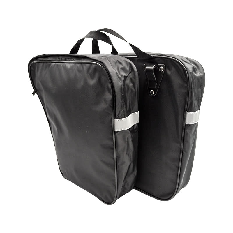 Bolsa lateral DEPORTIVA 20lt - 30/23x33x8cm en Nylon Negro (Par)