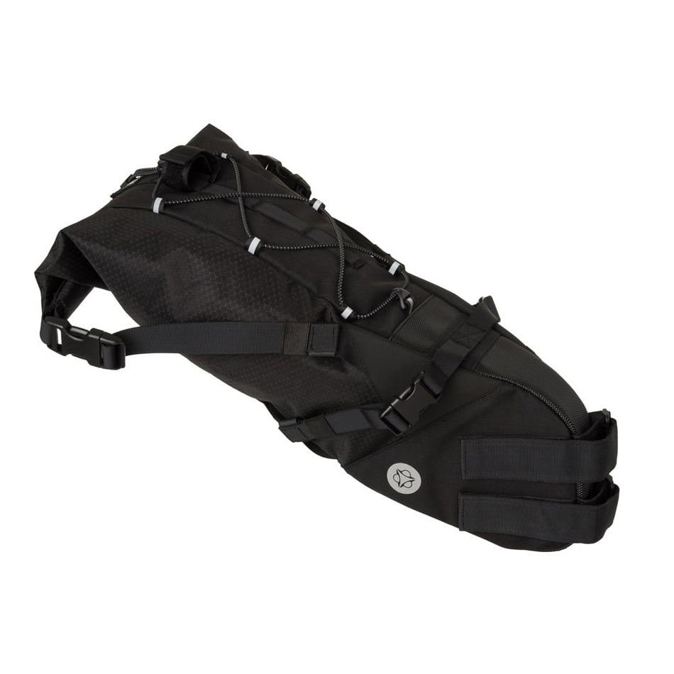 Satteltasche VENTURE 50x15x10cm Rückseite Schwarz 10lt