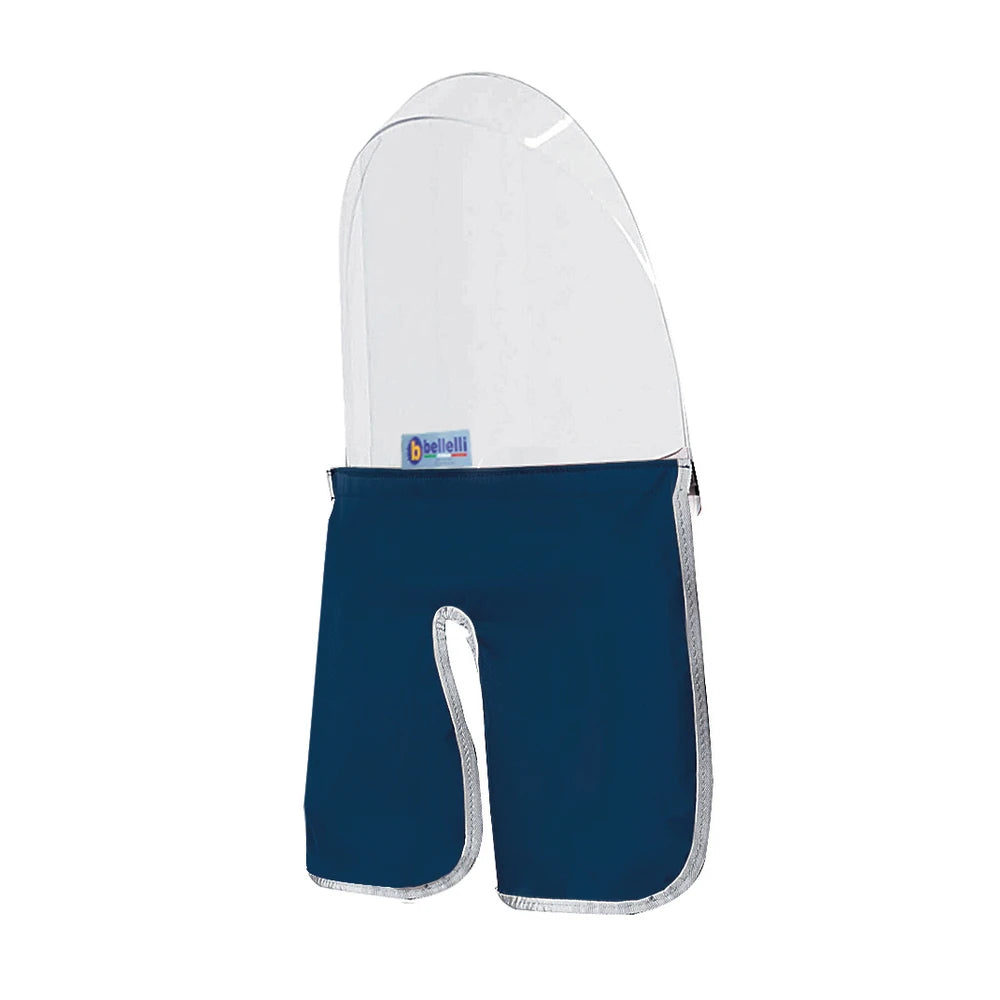 Bellelli Windbreak con tendina paragambe Trasparente