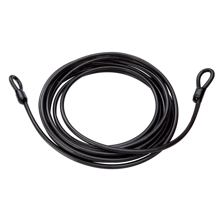 Steel Cable Diameter: 12mm x Length: 3 meters Smoke Black