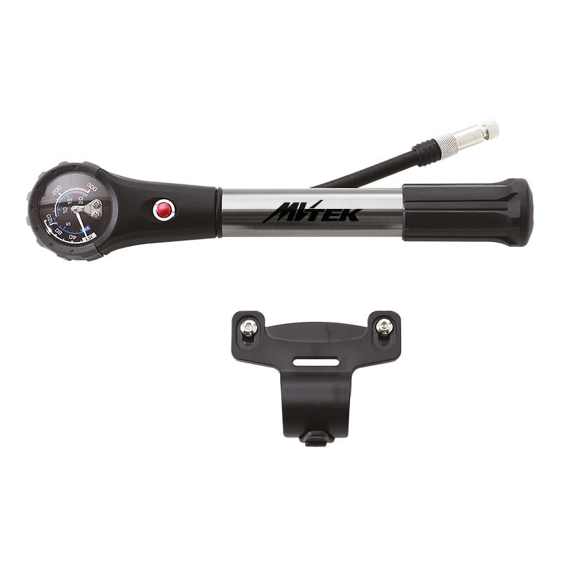 Pompe multifonction fourche/pneu Pression max : 20,5 bar