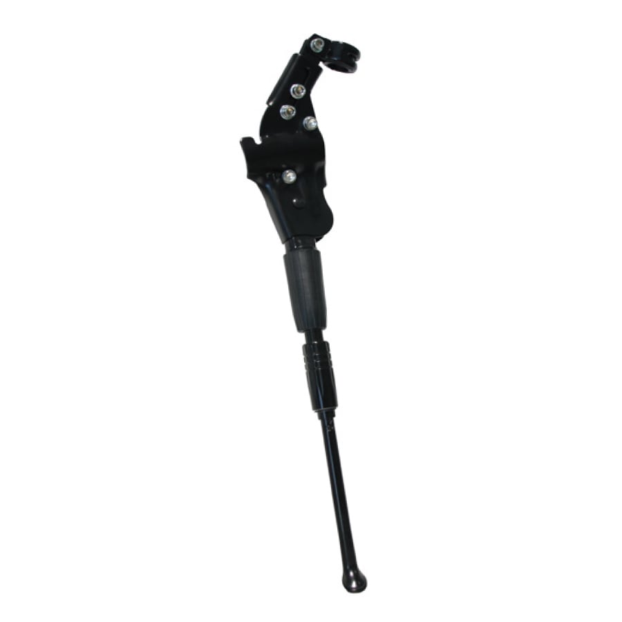 Adjustable Rear Frame Kickstand for 24/28" Bikes Black Aluminum