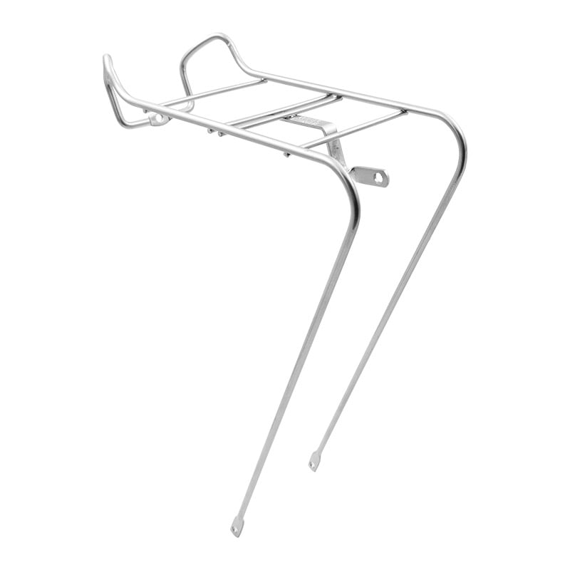 Portapacchi Anteriore CITY BIKE 26/28" in Acciaio Grigio