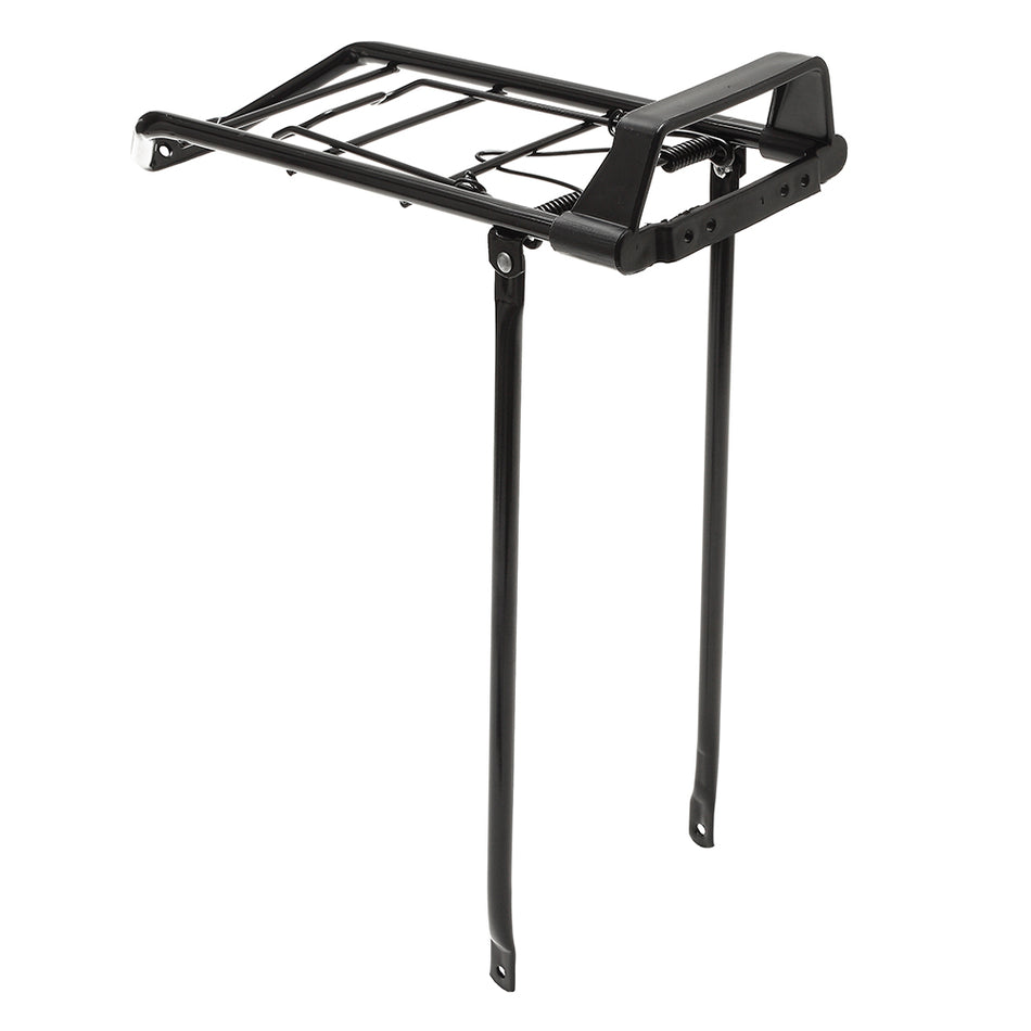 Porte-bagages arrière vélo R-28" en acier avec poignée noir