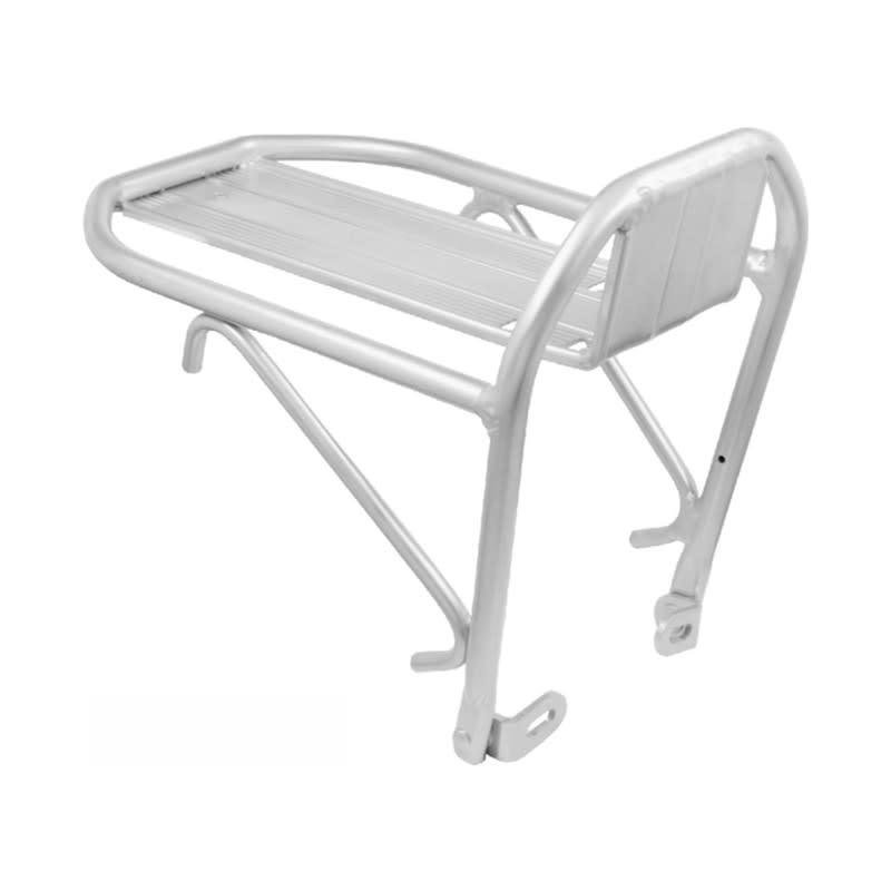 Portapacchi Anteriore CITY BIKE 24/26/28" in Alluminio Argento