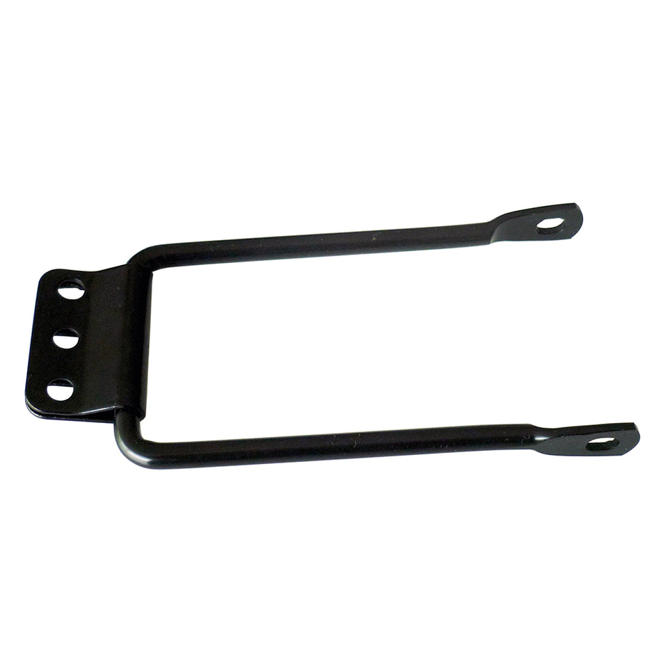 Halterung für Hinterradgepäckträger Länge: 140mm aus schwarzem Stahl