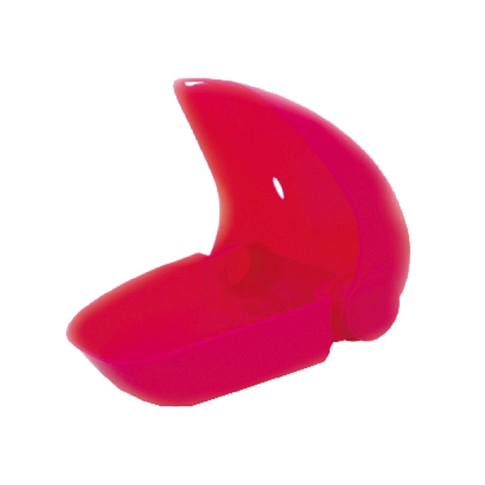 Baúl Trasero de Plástico - Fijación al Marco y Soportes Rosa