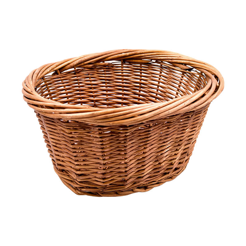 Panier Avant Ovale 41x31x25cm en Osier Taille : Large Marron