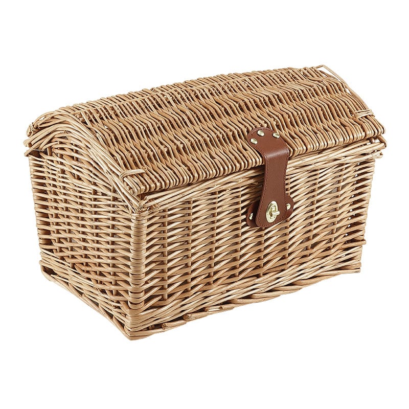 Cesta Trasera PEQUEÑA 35x21x22cm como Baúl en Mimbre Marrón