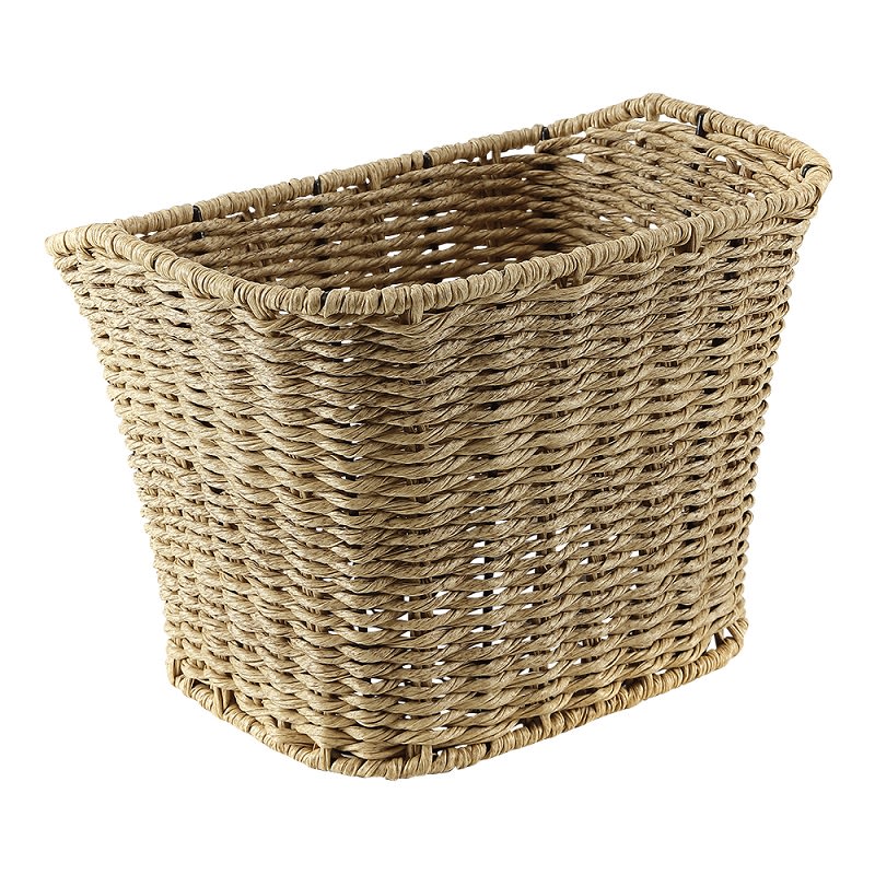 Cesta Delantera TRENDY 35x25x25cm Impermeable Beige con Asa