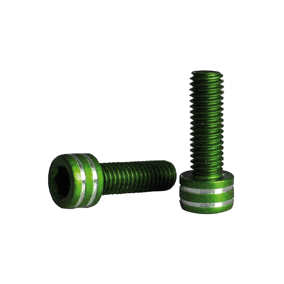 Tornillos para Porta botella M5x15mm (2 Piezas) Verde