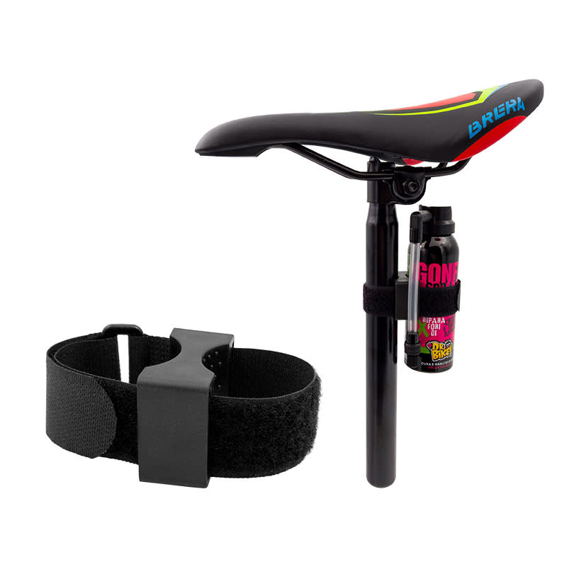"Inflate and Repair" Cartridge Holder with Under-Seat Mount