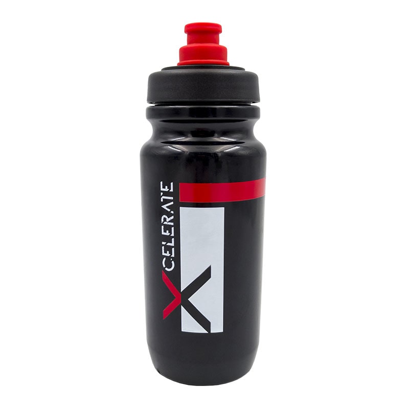 Gourde X-CELERATE 550ml x Poids : 66gr noir/rouge